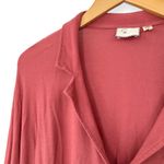 Anthropologie {Postmark} | S | Mauve Pink Draped Front Dolman Faux-Wrap Blouse Photo 3