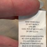 Kensie  Linen & Rayon White and Tan Sheath Dress with Pleated Bishop Sleeves NWT Photo 7