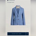 Ralph Lauren Polo Light Blue Women's Blazer Photo 1