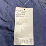 Athleta  Brooklyn Jumpsuit Womens Plus Size 26 NWT Blue Leopard Stretch Photo 4