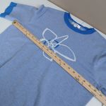 NWT Daily Thread Top Women XLarge Graphic Art Streetwear Soft Knit Floral Casual Blue Size XL Photo 4