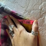 Handmade  ONE OF A KIND TIE DYE T SHIRT SZ SMALL EUC PINK ORANGEE YELLOW GRAY Photo 5