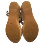 Kork-Ease Sandals Womens 7 Tan Leather Wedge Austin Braid Cork Espadrille Beach Photo 2