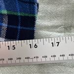 Aerie  Women’s Blue Plaid Flannel Button Down Shirt Size M Photo 6