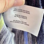 Gap  Women’s Navy Blue Rainbow Striped Long-Sleeve Tee, XL Photo 6