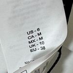 LA BLANCA Womens White Foldover Waist Bikini Bottoms Size 6 M Size M Photo 3