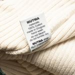 Mutma Alo Beige Ribbed Zip Front Cardigan Medium Photo 12