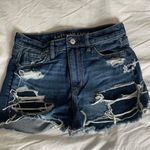 American Eagle Dark Wash Jean Shorts Photo 0