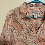 Rachel Zoe Multicolor Paisley Blouse Photo 4