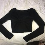 White Fox Boutique Front tied crop top Photo 2