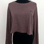 Set Active  Long Sleeve Crop Top in Color Pepper & Size XS Photo 0