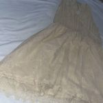 Madison Marcus S Small  Silk Blush Lace Dress Photo 1