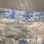 Rachel Comey Womens Straight Leg Jeans Blue White Tie Dye Belted High Rise 2 Photo 3