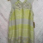 5 for $25| Beach Cove Sleeveless Blouse Size S NWT Yellow Photo 1