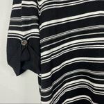 Apt. 9  Black & White Knit Short Sleeve Sweater 3X Photo 3