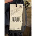 Adrianna Papell ADRIANA PAPELL Navy Satin Crepe Button High-Low Gown Size 16 Photo 7