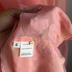 Ulla Johnson Polline Sheer Tiered Organza Midi Dress in bubblegum 6 Photo 6