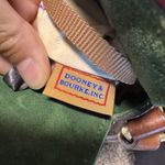 Dooney & Bourke Vtg Genuine Florentine Vacchetta Leather Saddle Crossbody Bag Photo 12