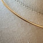 Nolan Miller Gold Tone Snake Chain choker Necklace Photo 2