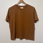 Sézane Sezane Conrad T-Shirt Size XL Camel Tan Brown Photo 1