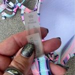 Victoria's Secret Victoria’s Secret 34D Pastel Diagonal Stripe Underwire Push-up Halter Bikini Top Photo 4