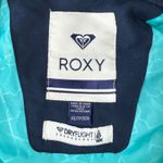 Roxy Women's Ski Snowboard Jacket Blue Geometric Print Winter Coat L Jetty Block Photo 9