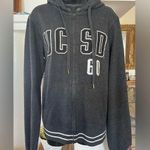 UCSD sweatshirt gray size S full zip and hoodie Photo 0