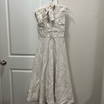 Mozh Mozh White Basketweave Petra Dress Size Medium $700 Photo 4
