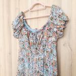 ASTR The Label Womens Roseline Maxi Dress XL Blue Pink Floral Cottage Romantic Photo 3