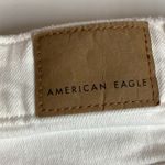 American Eagle  Outfitters Size 6 Women's White Jean Shorts, Preloved Photo 5