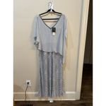 J Kara Women's Pop Over with Beaded Bottom Silver Size 16 Photo 1