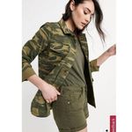 Lucky Brand NWT Shrunken Utility Camo Jacket Photo 1