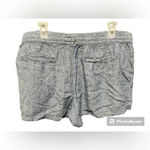 Time And Tru Denim Blue Colored Linen/Rayon Blend Shorts w/ Pockets Photo 1