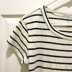 Stateside  Cream & Blue Stripe Tshirt Dress Photo 2