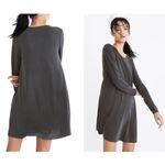 Madewell  Sandwashed Swingy T-Shirt Grey Dress Small Photo 1