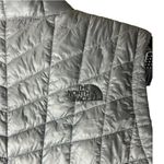 The North Face Womens Jacket Thermoball Eco Quilted Puffer Vest Insulated Grey Photo 2