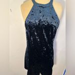 Forever 21 NWT - halter velvet romper with open back and straps Photo 4