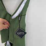 Zaful NWT  Green One Piece Cutout Ribbed Swimsuit (US 4 / S) Photo 2