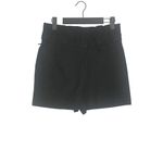 L'Agence NWT  Alex Paperbag Tie Zip High Waist Shorts Pockets 2 Black #1678 Photo 10
