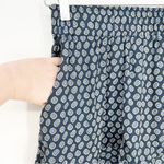 Something Navy Button Down Top & Shorts Set XXL Blue Photo 7