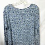 Coolibar Medium Top UPF 50+ Sun Protection Blue Floral Ditsy Summer Vacay 732 Photo 6