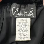 Alex Evenings NWT  Black Velvet Maxi Skirt Whimsigoth Holiday Stretch Y2K Size XL Photo 2