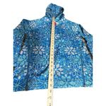 Talbots NWT Sz Medium Blue Fair Isle Print Hooded Sweatshirt Pullover #B12-6 Photo 7