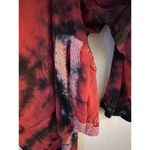 Swim Coverup Flowy Tie Dye Shirt Women’s Free One Size 3/4 Sleeve India Boutique Photo 2