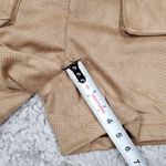 Guess Faux Suede High Rise Cargo Pocket Shorts Size Small Belted Brown Tan Photo 10