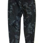 prAna New NWT Womens Pants Layna Joggers M Black Gray Camo HIgh Rise Waist Silky Photo 5