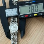 Seiko  Vintage Mechanical Ladies Watch Silver Dial Base Metal Bracelet Works Photo 11