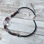 Vintage Necklace Unusual Multi Color Beaded Photo 7
