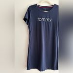 Tommy Hilfiger  Women’s Cotton T-Shirt Dress, Navy, Size Medium Photo 5