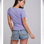 Chaser NWT Painted Daisies Sambuco Tee Lavender size S Photo 1